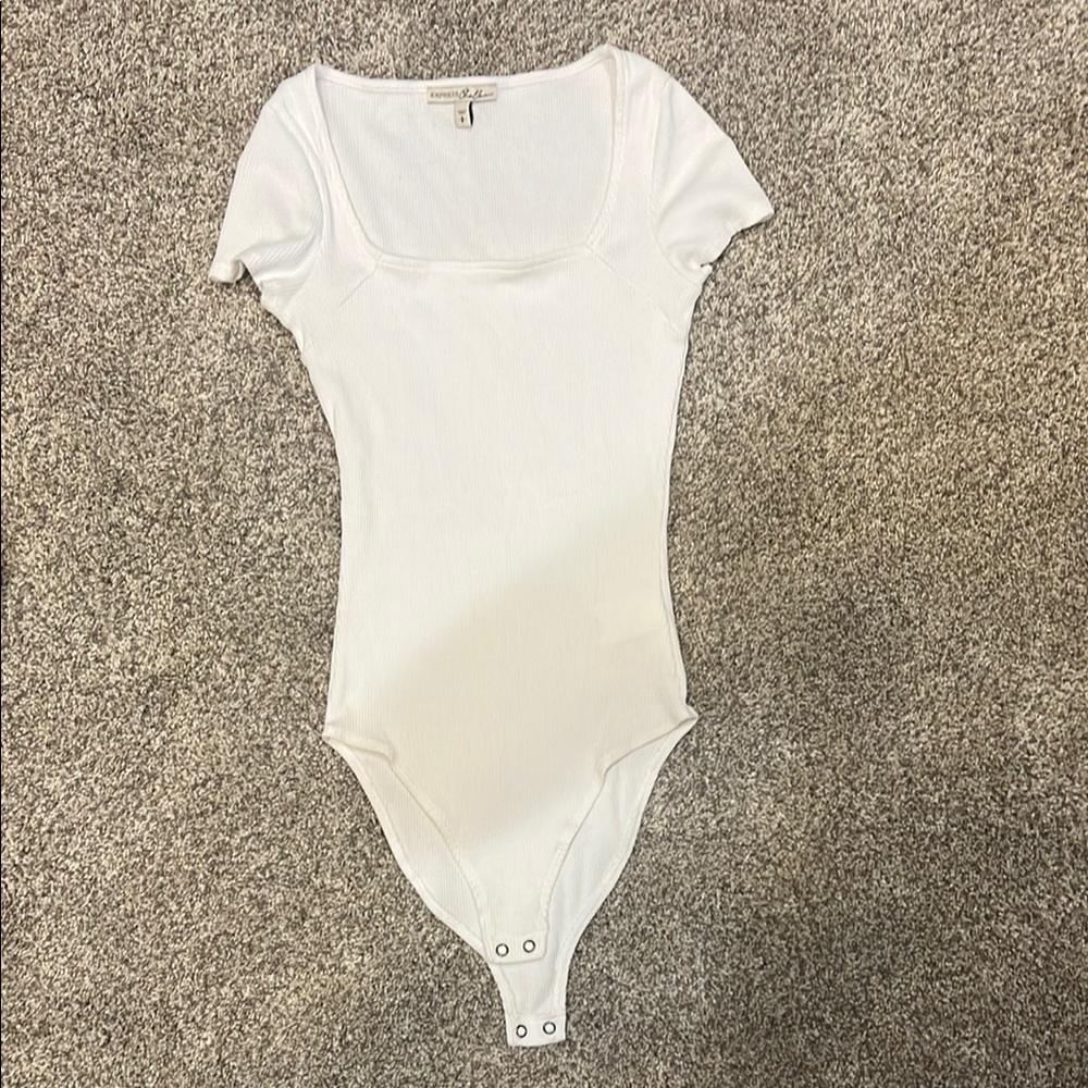 Express White Bodysuit